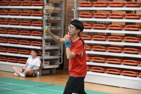 羽毛球夜战：岭北天虎队鏖战河套霹雳队，速度优势明显本土核心状态回升(越战血战)